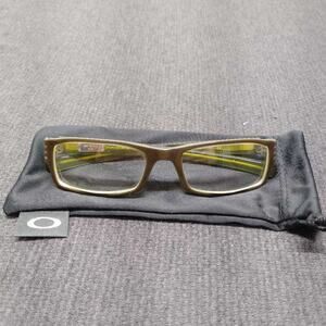 Oakley Shifter 4.0 Eyeglasses Light Brown Tortoise Green Rectangular Frames 53